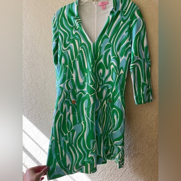 Lilly Pulitzer Charlena Resort White Finders Keepers Shift Dress Size XS - Picture 2 of 3